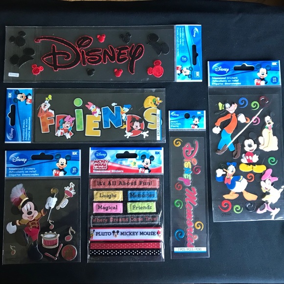 FINAL❣️DISNEY scrapbooking stickers 💫